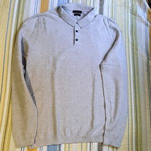 Massimo Dutti Long Sleeved Polo Shirt